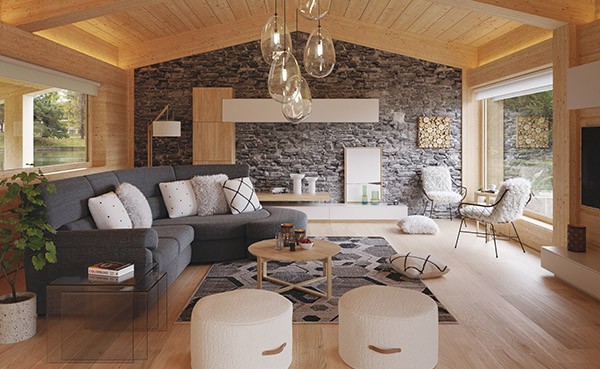 Chalet - Living Room by Fabio Ciliberti