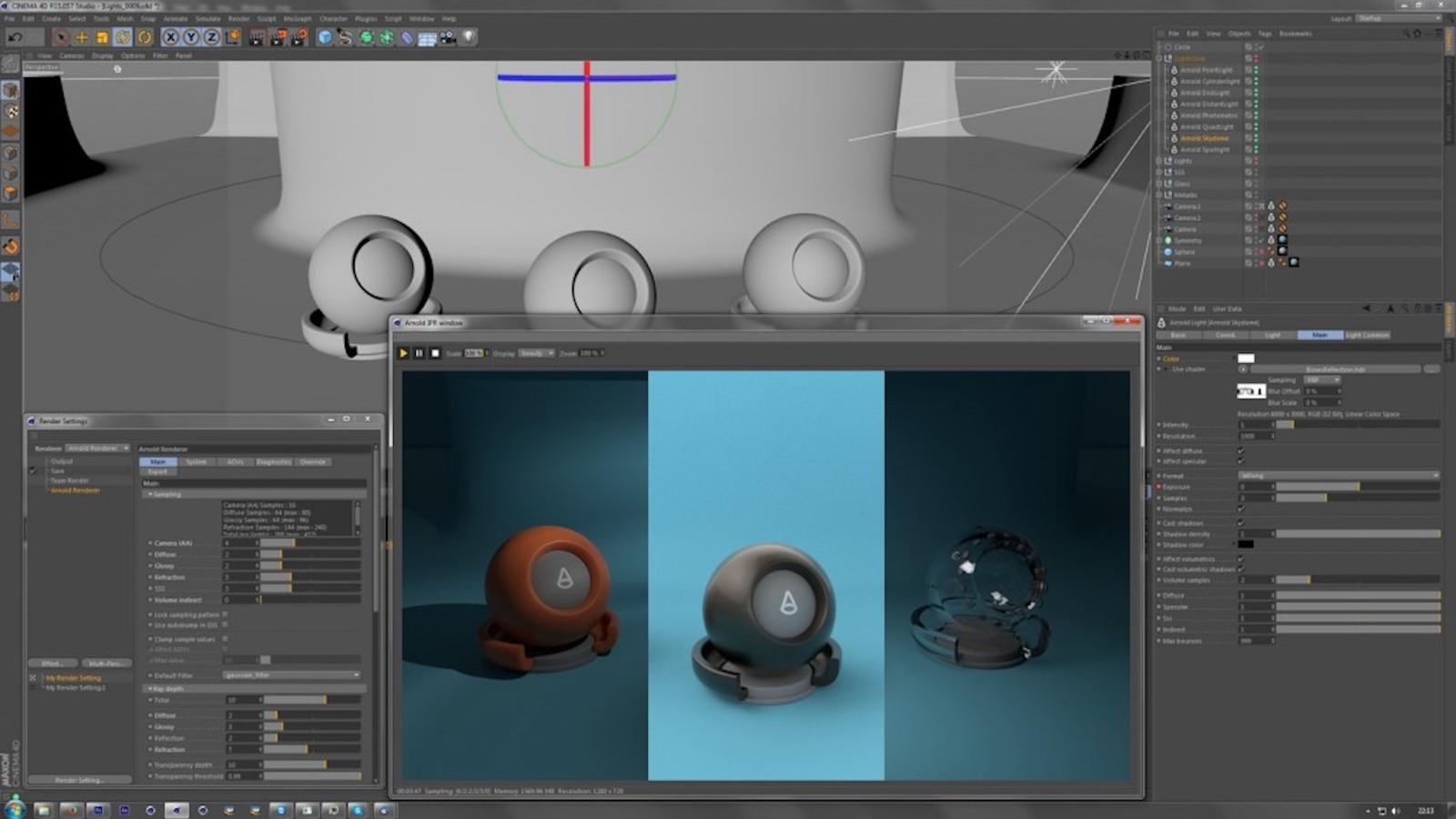 Arnold per Cinema 4d