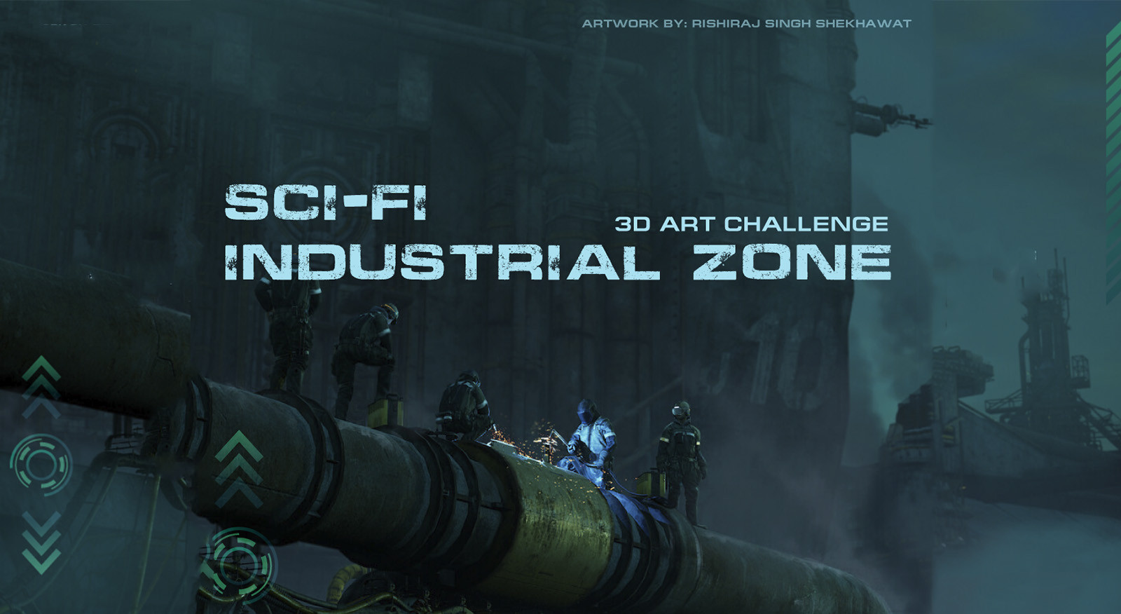 Hum3D Sci-Fi Industrial Contest