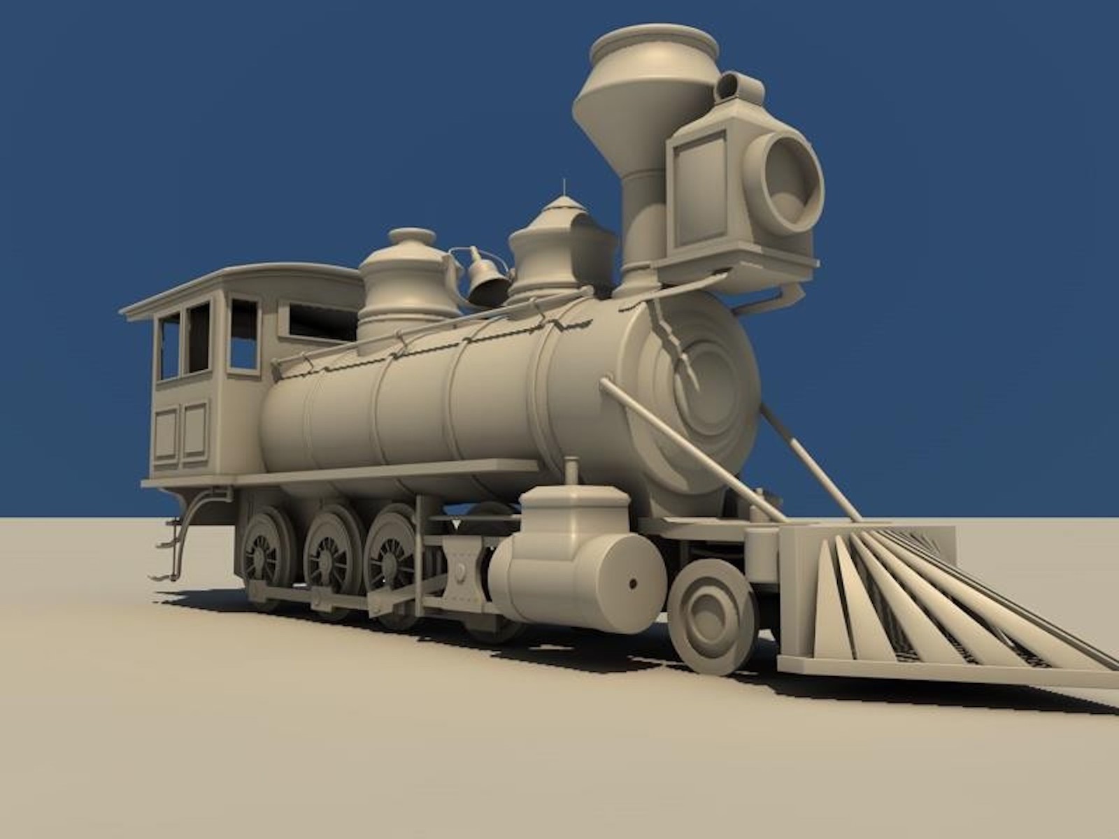 modellare una locomotiva