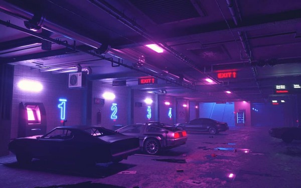 Parcheggio anni 80