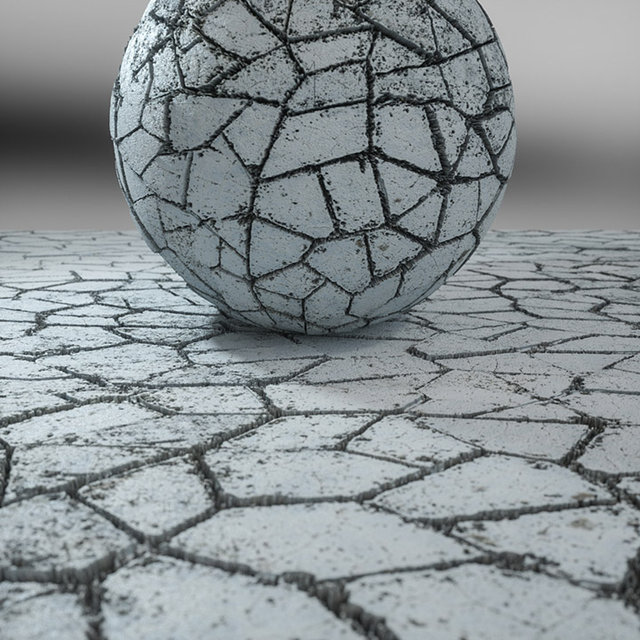 Cracked Chalk 4k. Tileable.