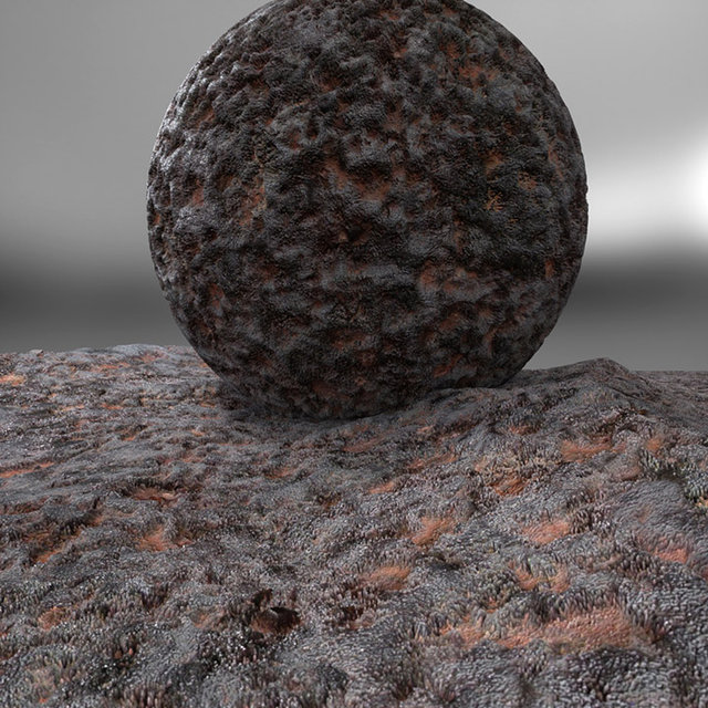 Iron Meteorite 01 4k Tileable.