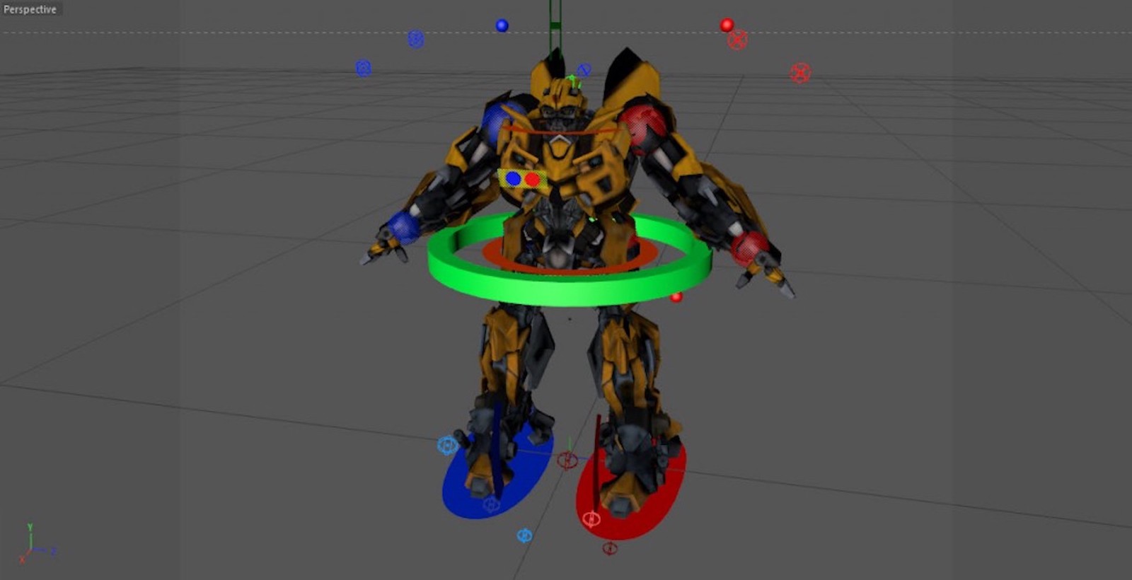 Robot Character Rigging