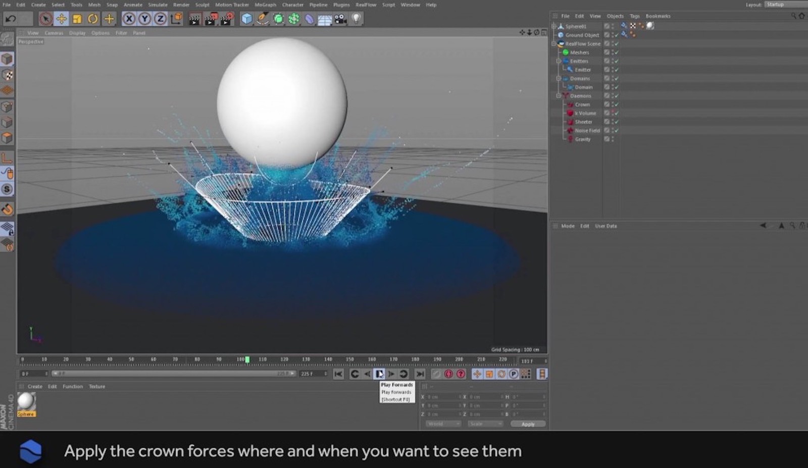 RealFlow and Cinema4D