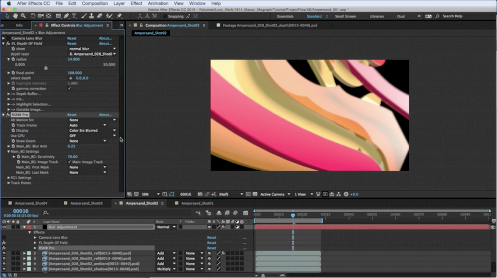 Tutorial da C4D ad AE