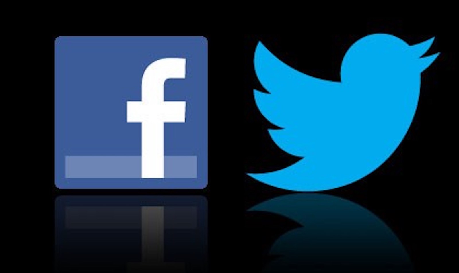 Facebook and Twitter