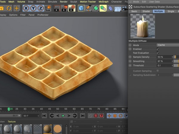 Creare un Waffle procedurale