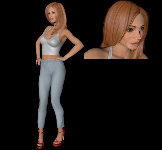 Donna 09 3D Model
