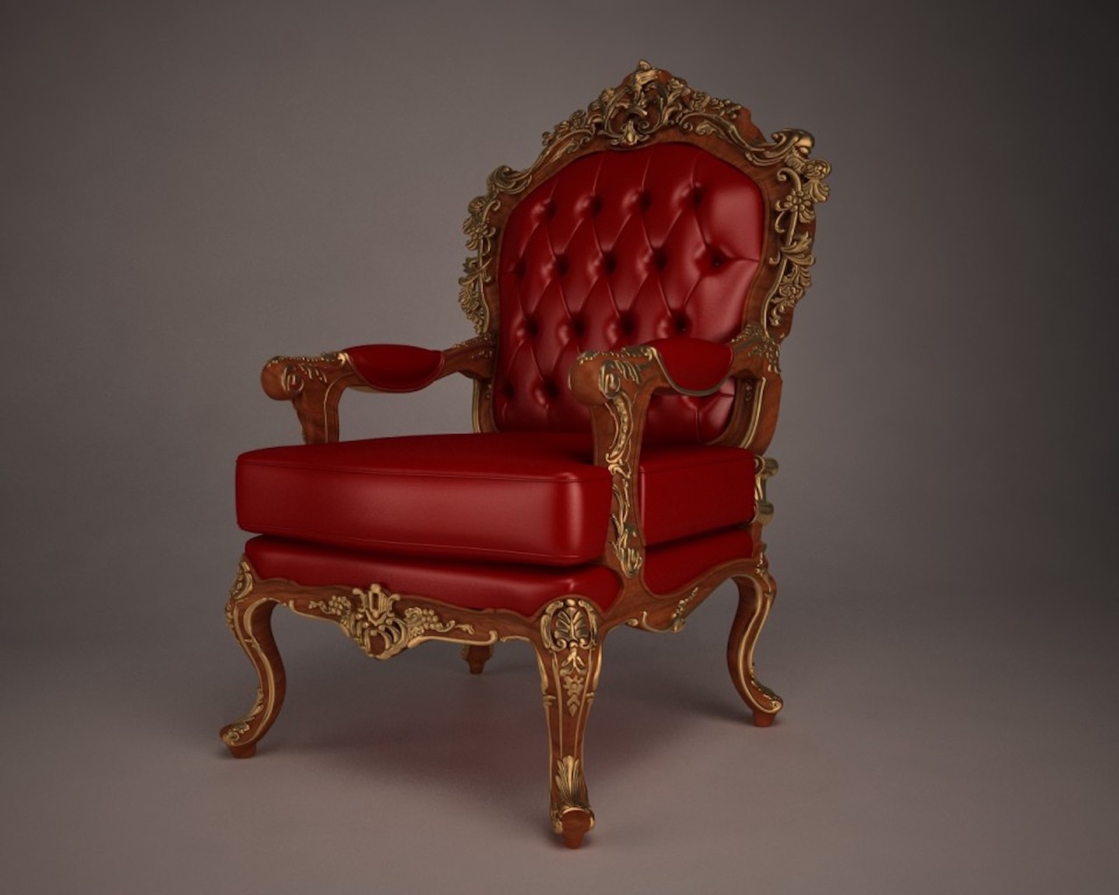 Baroque style armchair