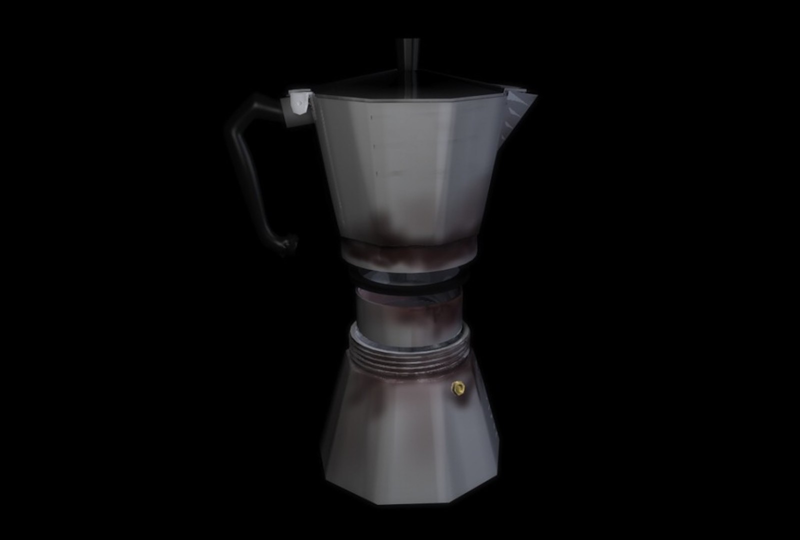 Caffettiera lowpoly