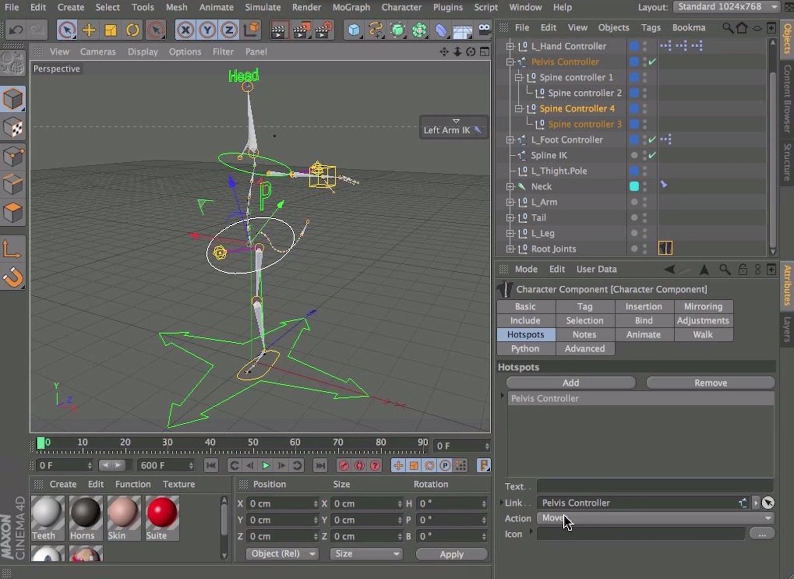 Rigging: Realizzare un Template