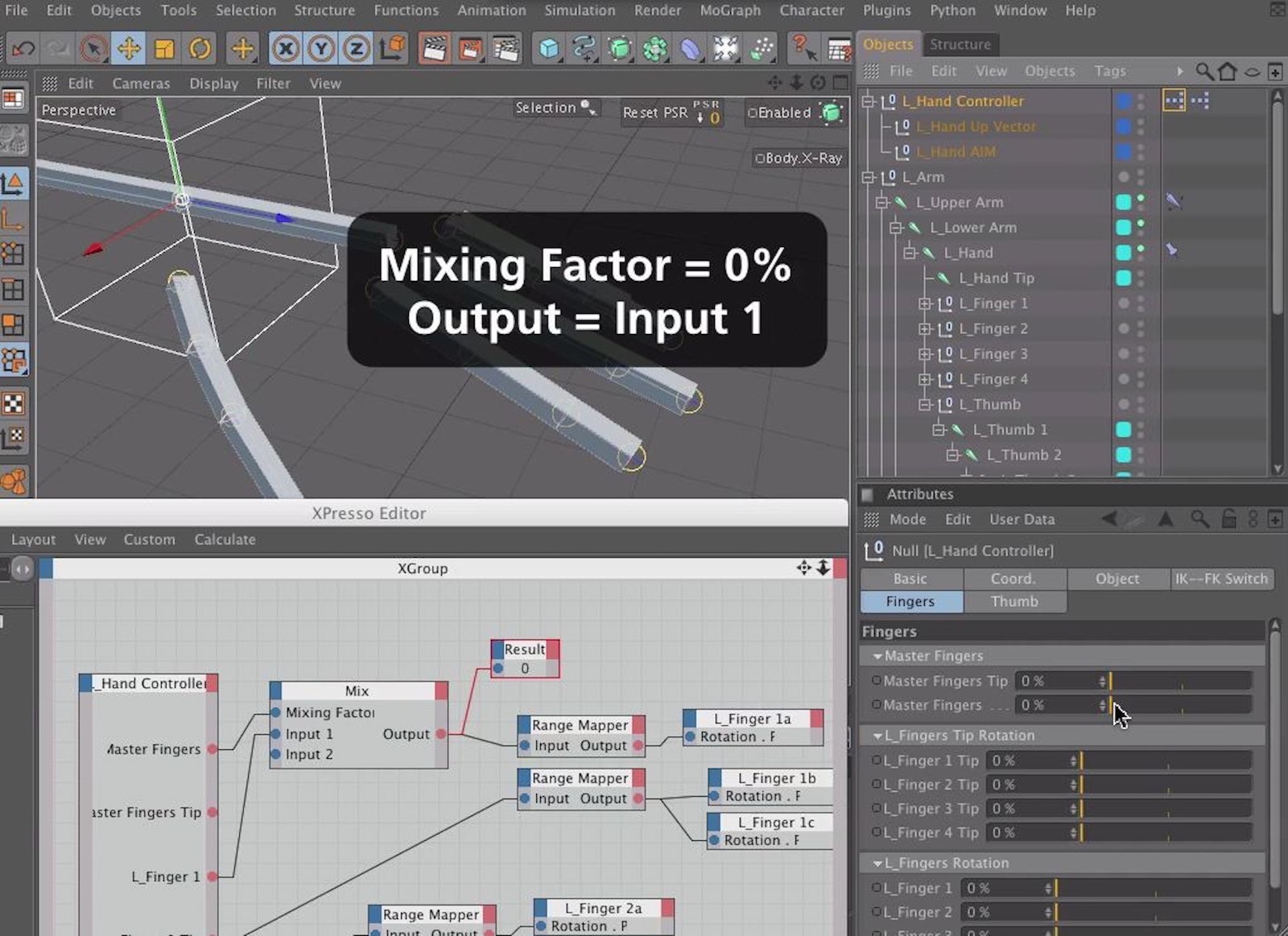 Rigging: Rig di una mano