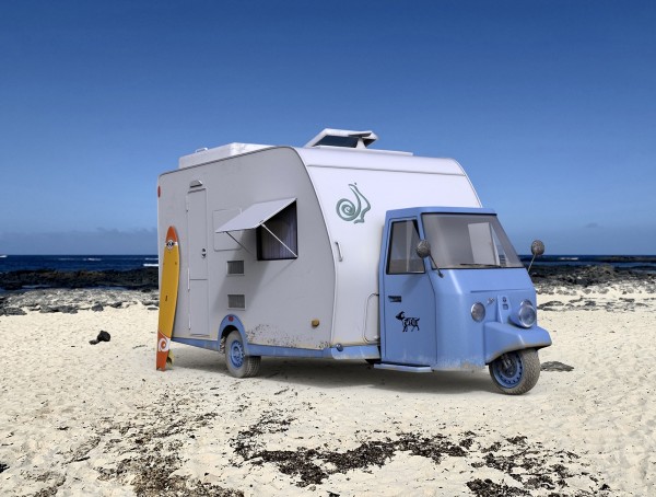 Mini camper Ape Piaggio