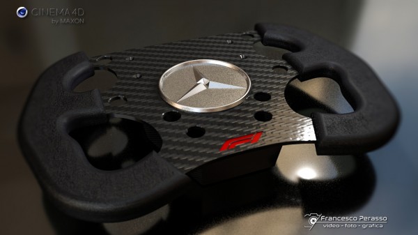 Volante Mercedes F1 - Frame Game Controller 