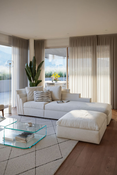Attico a Lugano - Living