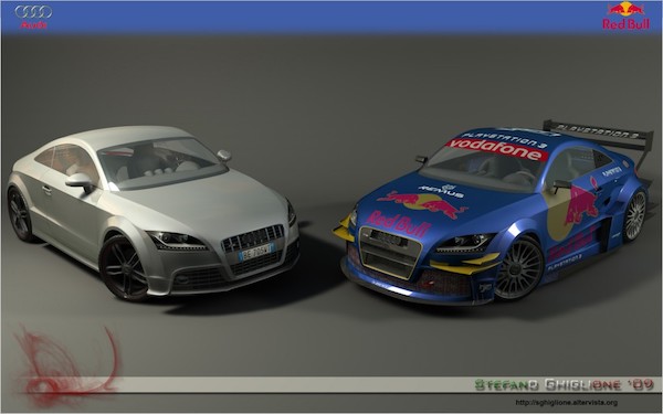 Audi TTS - Audi TT DTM RedBull