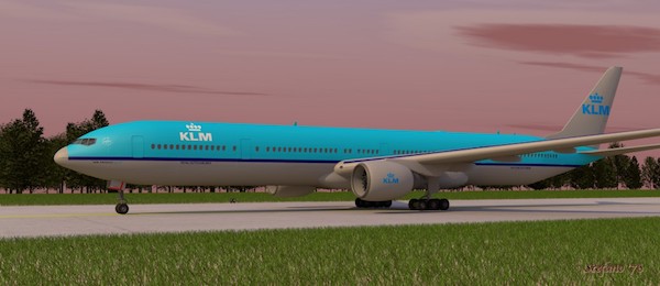 Boeing 777 on taxi