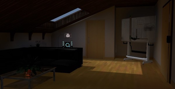 Studio mansardato