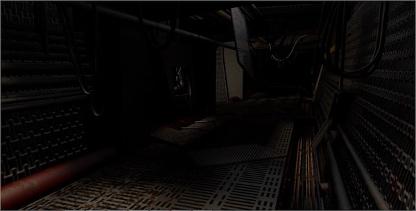 Lost spaceship bridge