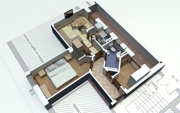 Spaccato alloggio