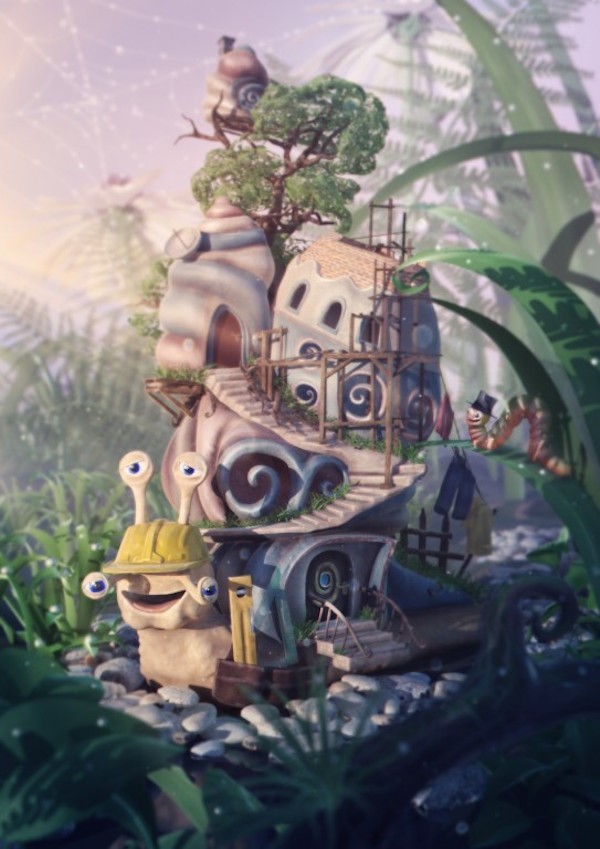 "Foureye" : The snail