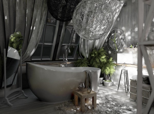 bathroom rendering
