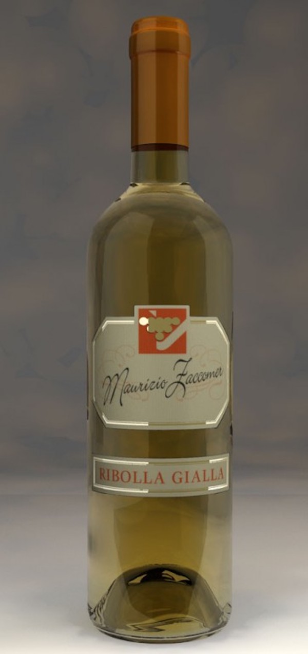 Bottiglia vino bianco