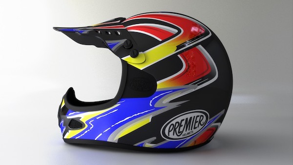 casco da motocross