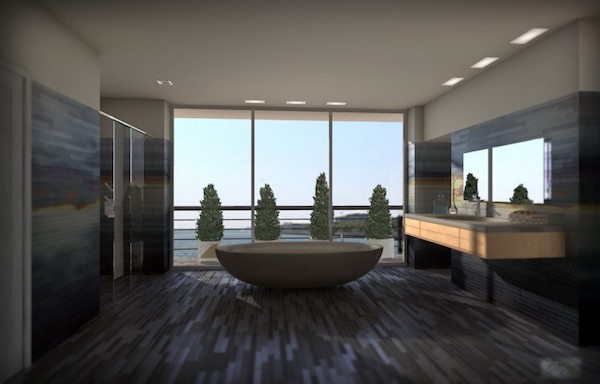 stanza da bagno modern