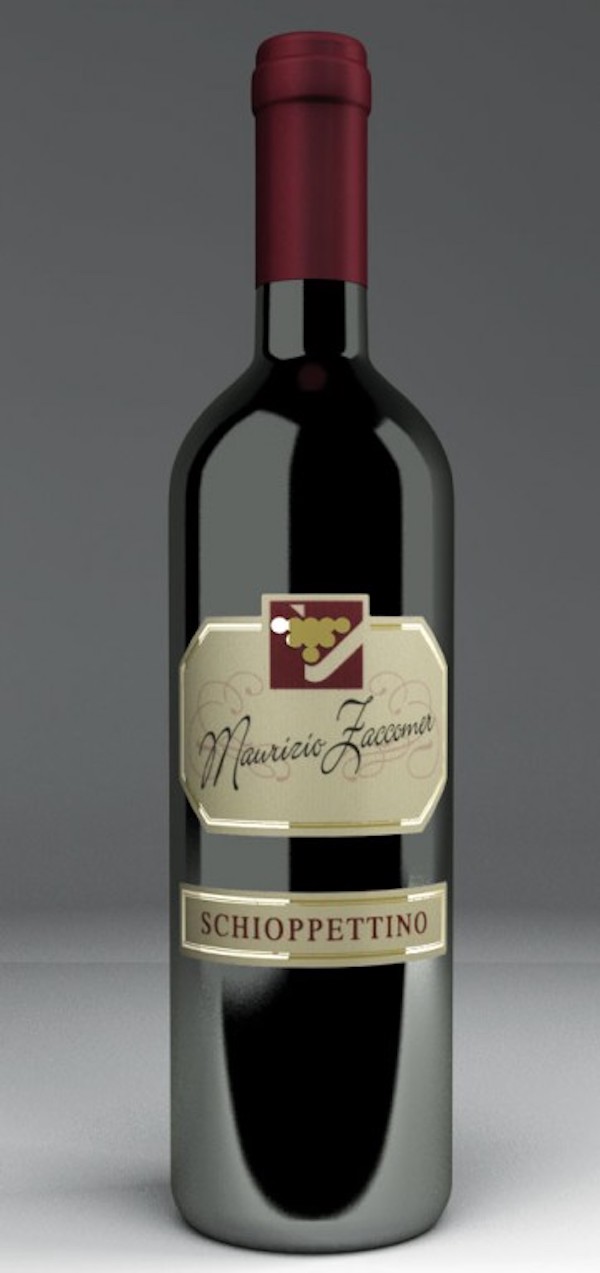 Bottiglia vino nero