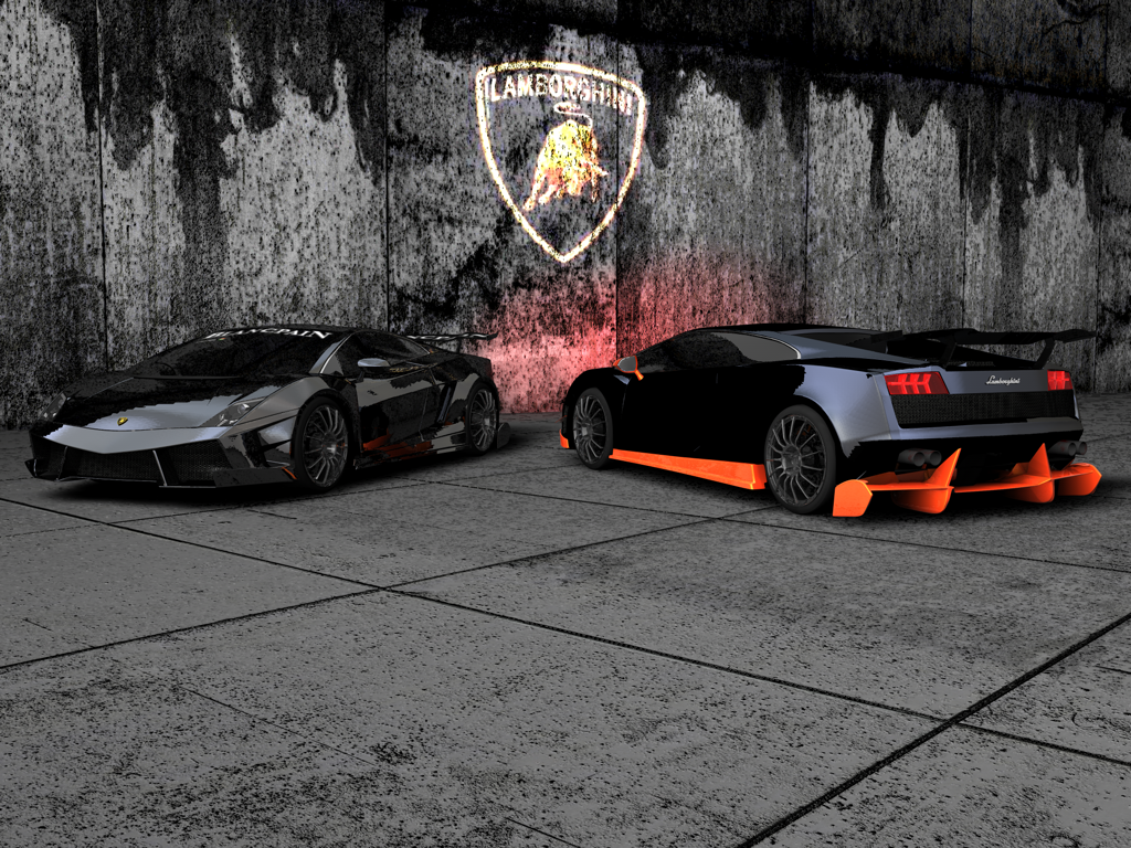 Lamborghini Gallardo blancpain black