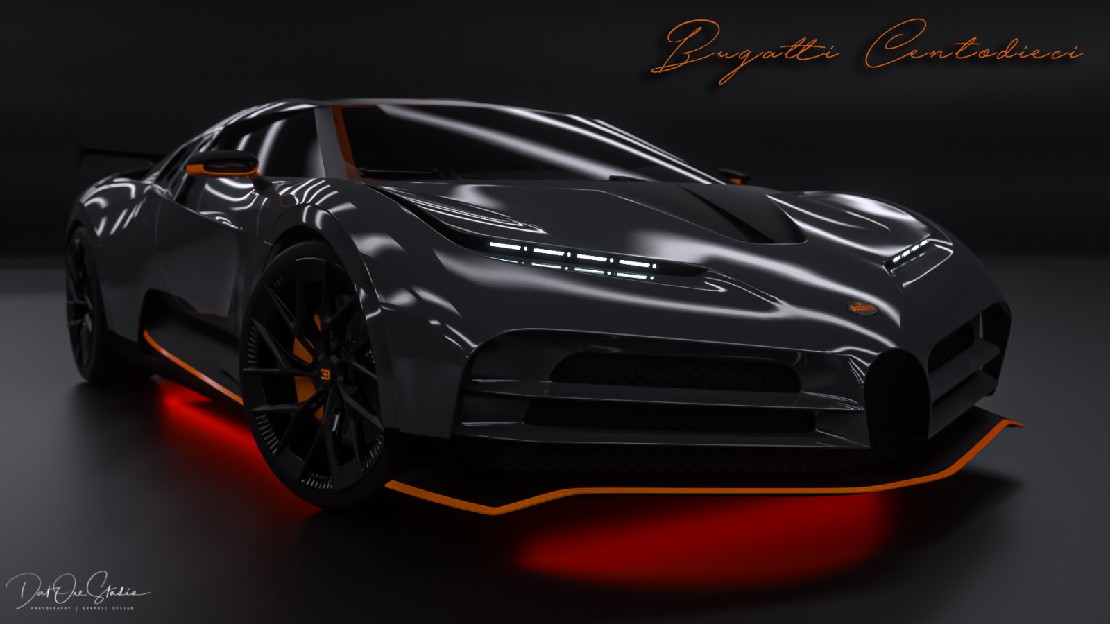 Bugatti Black and Orange