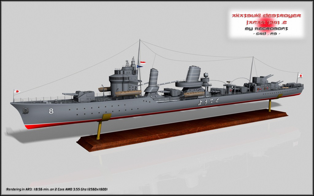 Destroyer Akatsuki 1941 *2