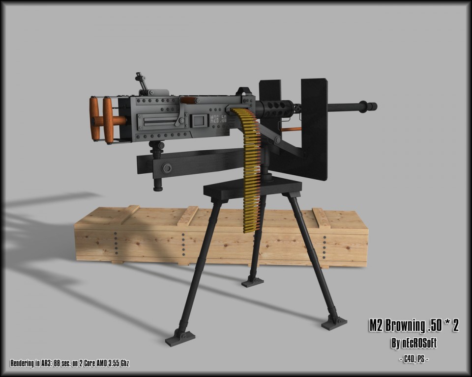 Machine Gun M2 Browning .50 *2