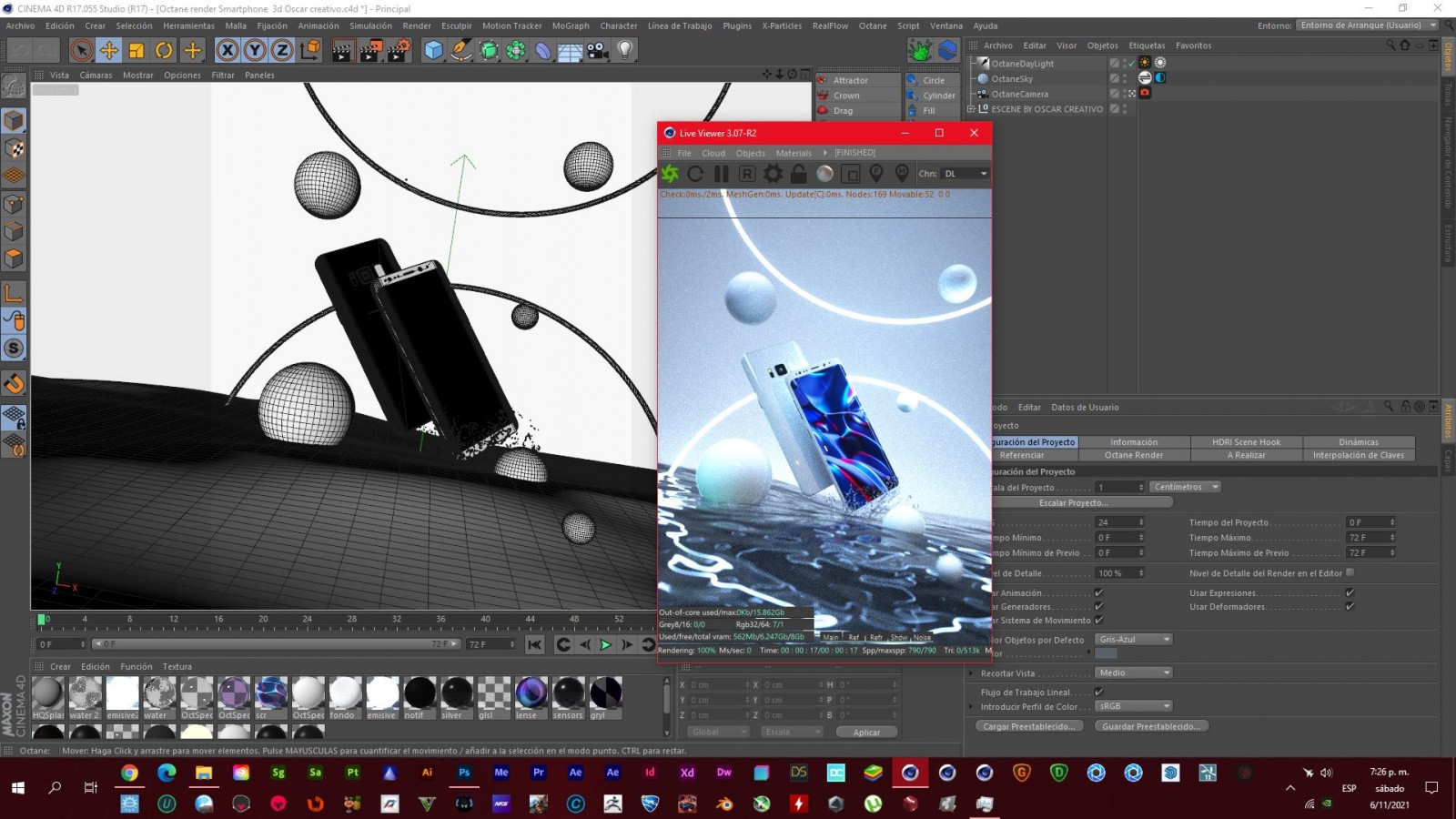 Octane render