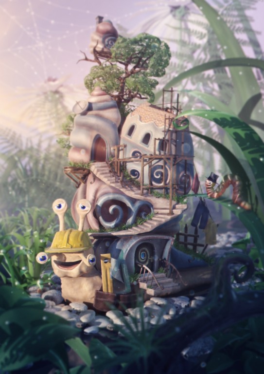 "Foureye" : The snail