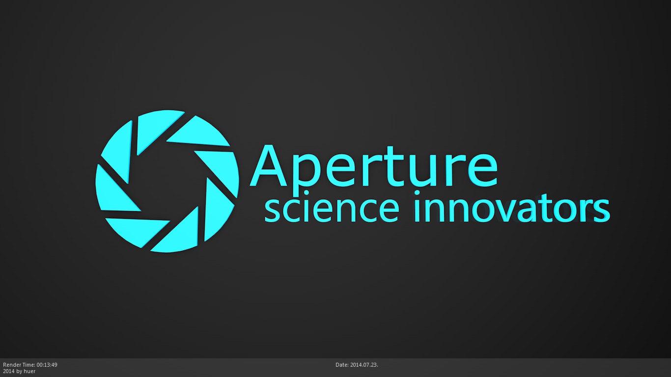 apertures science blue