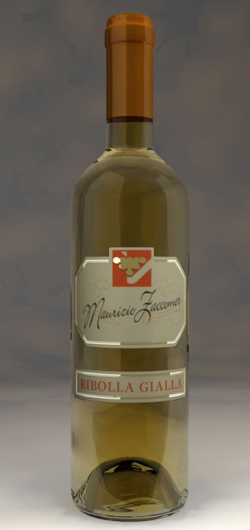 Bottiglia vino bianco