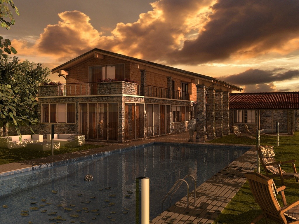Casa con piscina