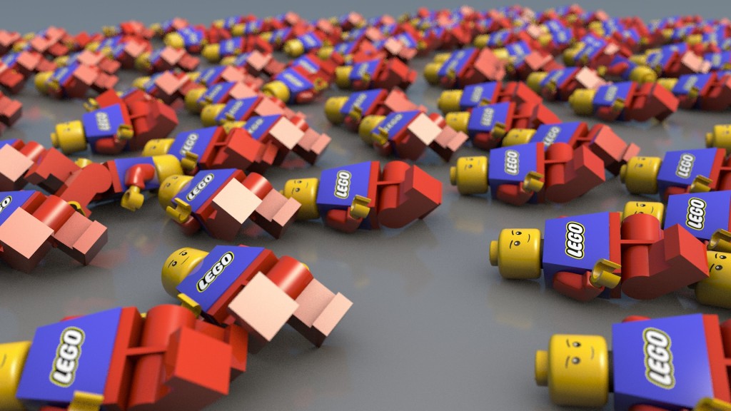 lego, tutti a terra...