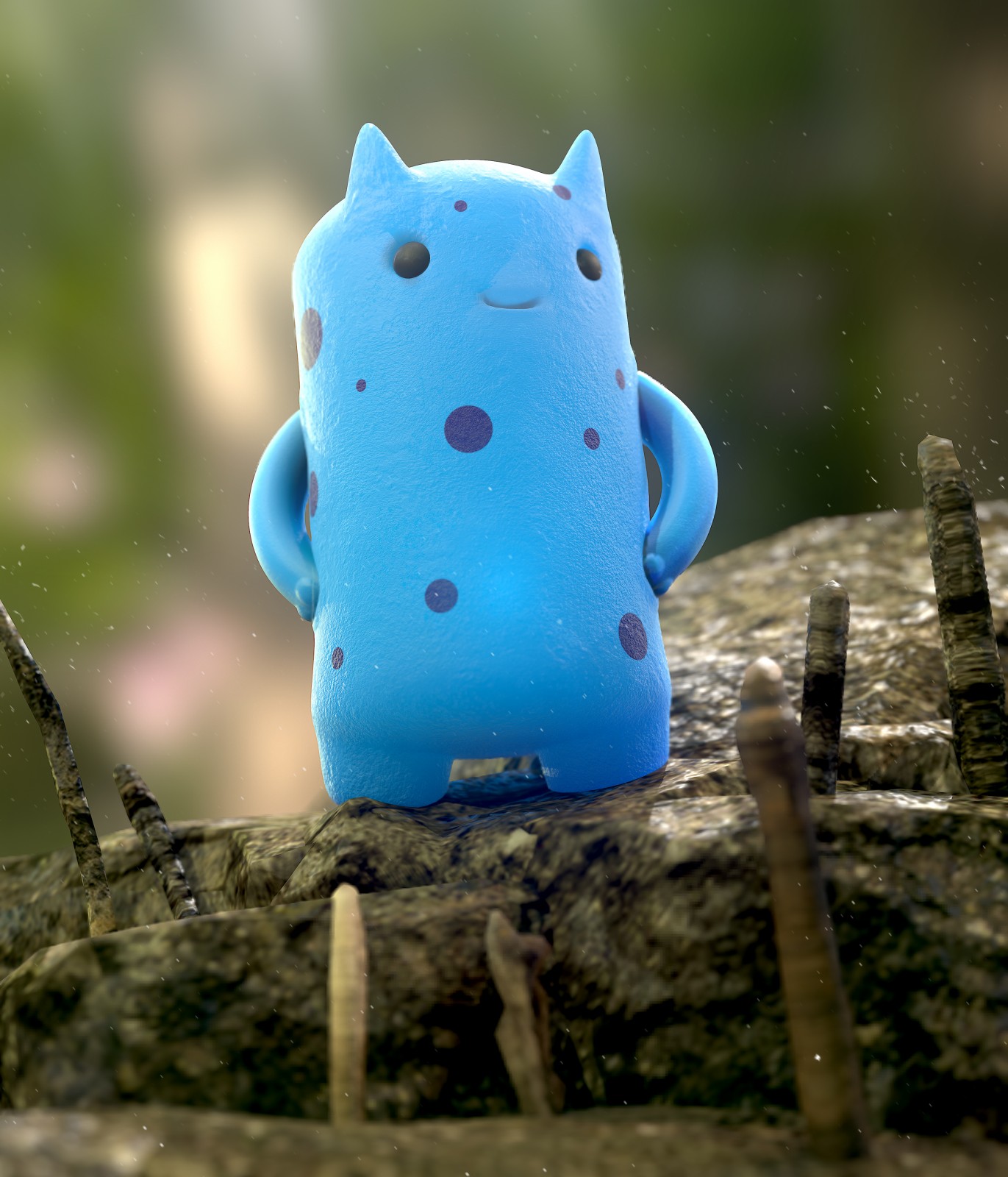 oscar creativo 3d render cute (3)