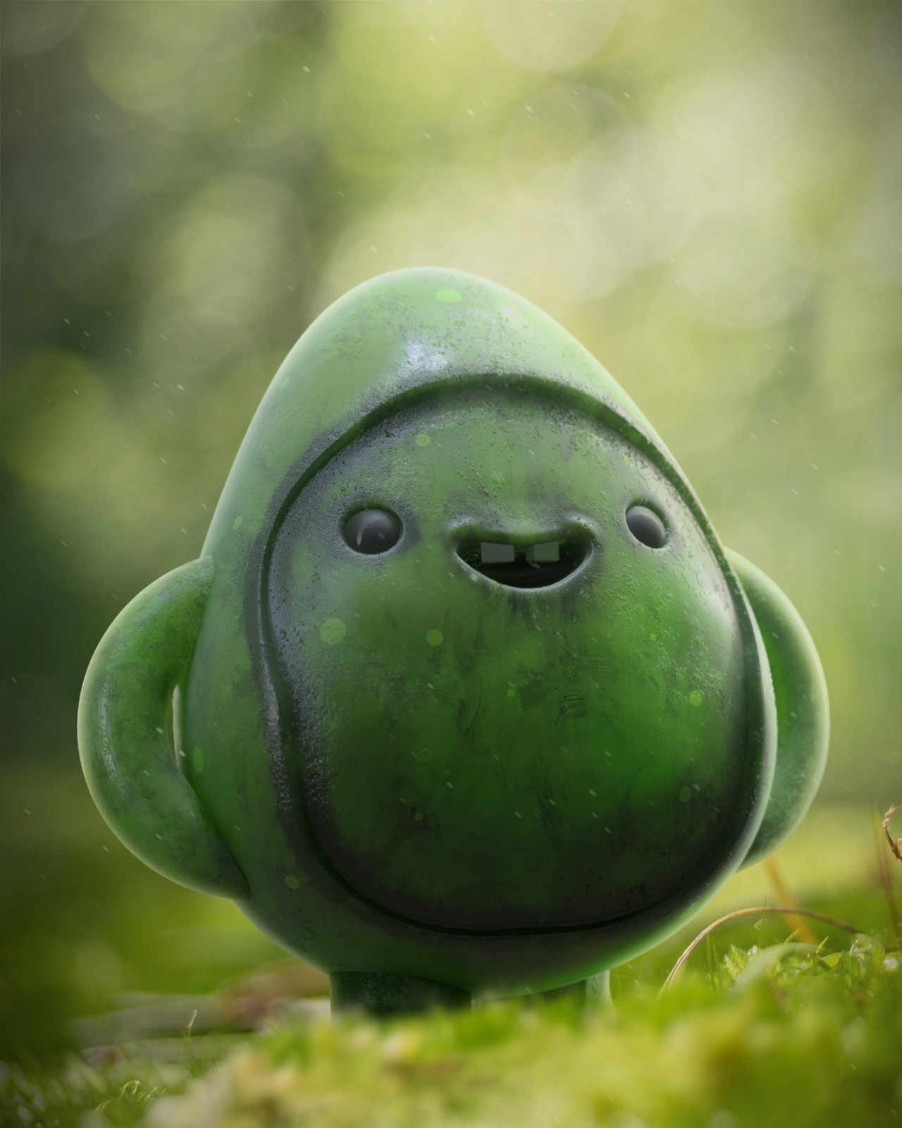 oscar creativo cute nature 3d octane render (1)