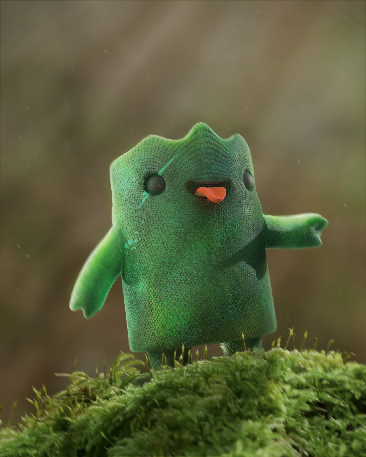 oscar creativo cute nature 3d octane render (4)