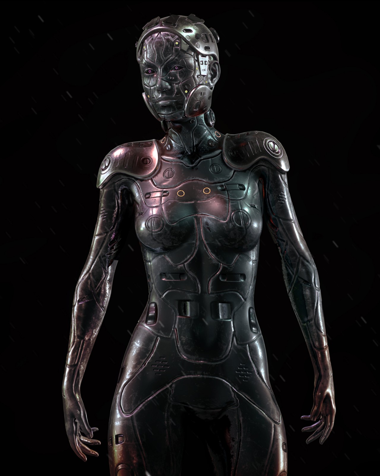 oscar creativo cyber woman   zbrush (2)