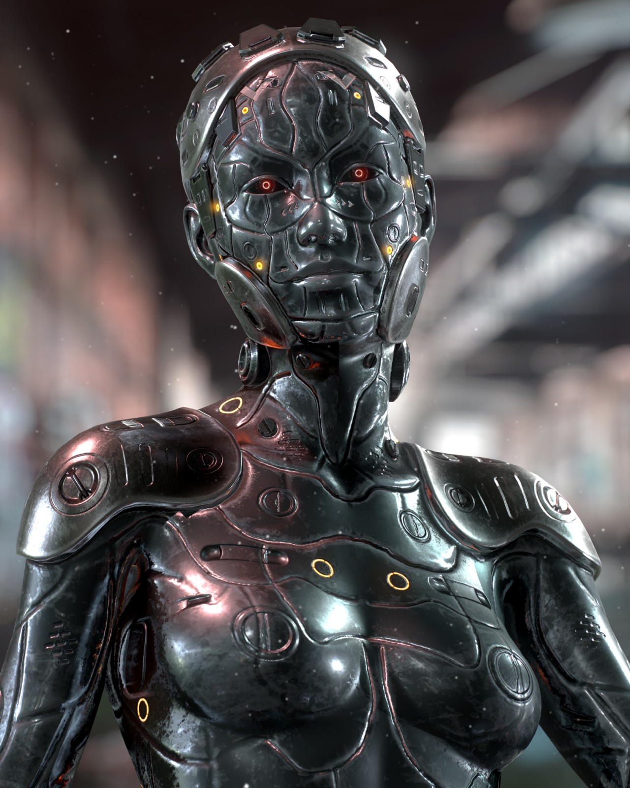 oscar creativo cyber woman   zbrush (3)