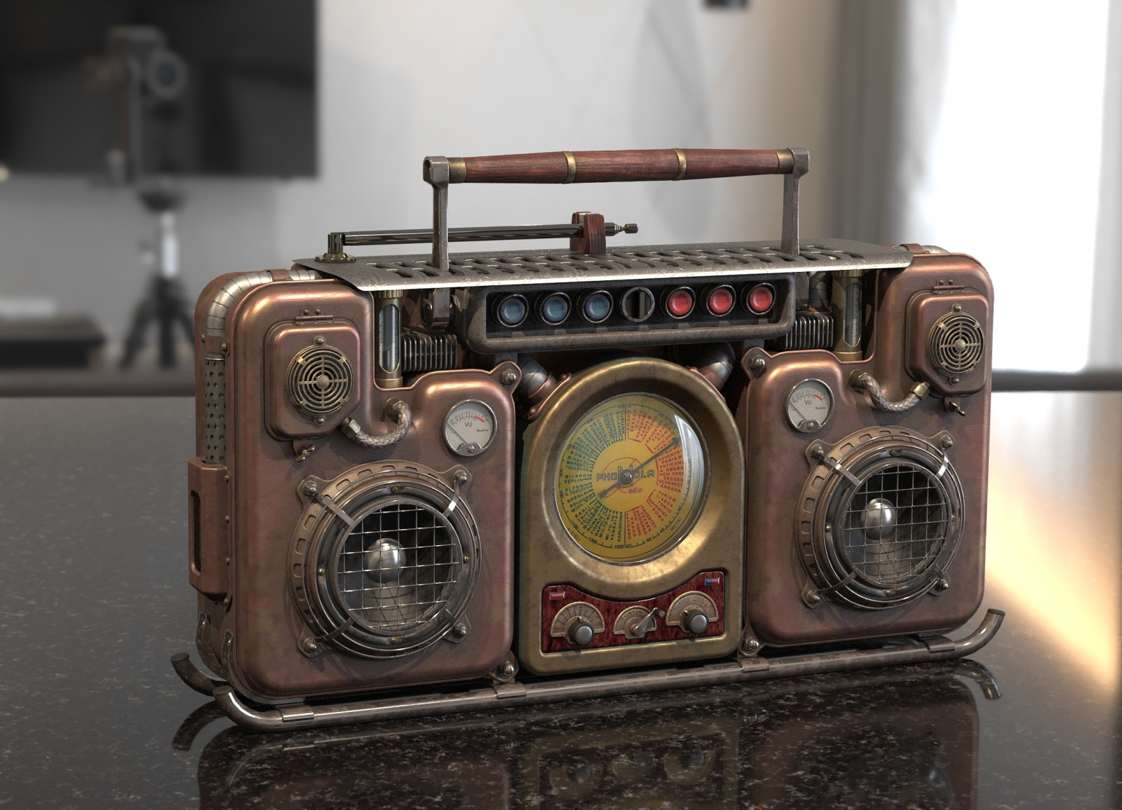 radio steampunk