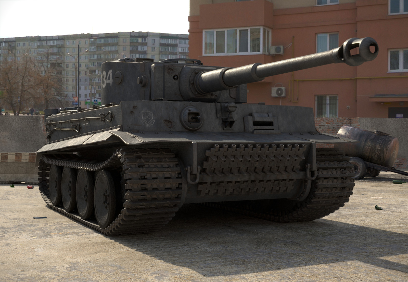 tigre in città