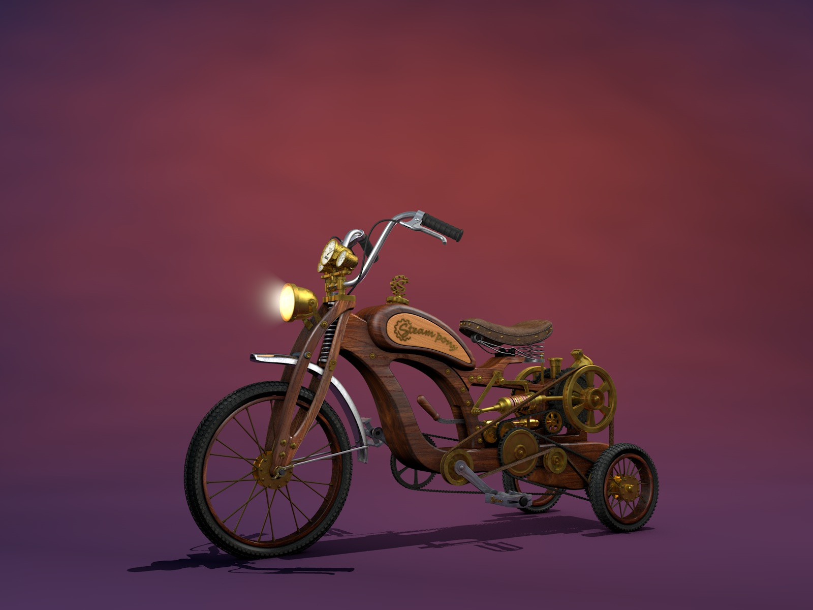 tricycle steam pony 7