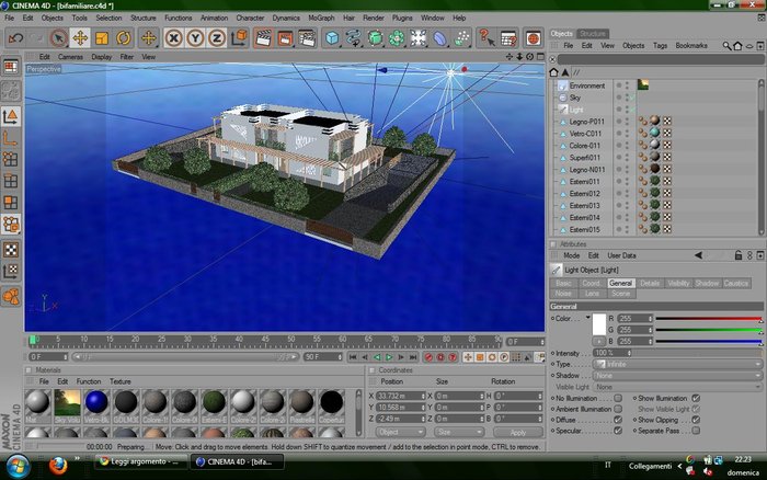 Questo è il file del modello con le Arroway ed ho lanciato il render,solo che è sempre fermo su PREPARING 0.00 come si nota in basso.<br />Cosa devo fare???devo aspettare che vada avanti o vuol dire che si è piantato?
